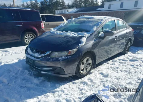 2015 Honda Civic Lx из США, поврежденный, VIN 2HGFB2F59FH509609